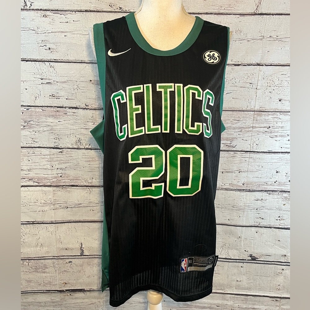 NIKE Gordon Hayward Boston Celtics NBA Dri Fit Jersey Black/Green-Large